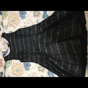 Black and white dress